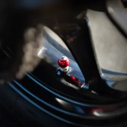 8 Ball Red - Motorcycle Valve Caps^Moto Loot