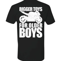 BIGGER TOYS FOR OLDER BOYS T-SHIRT^CustomCat Hot