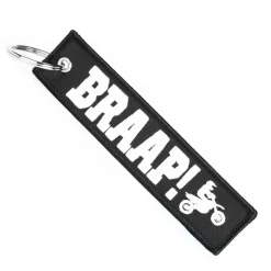 Braap! - Black Motorcycle Keychain^Moto Loot Best