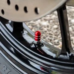 Bullet Red - Motorcycle Valve Caps^Moto Loot Discount