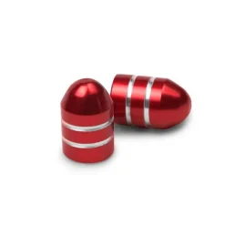 Bullet Red - Motorcycle Valve Caps^Moto Loot Discount