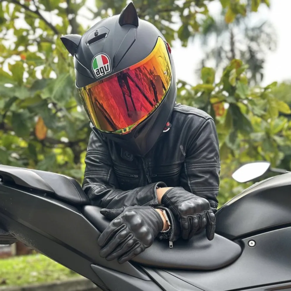 Cat Ears Black - Motorcycle Helmet Accessory^Moto Loot Hot