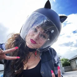 Cat Ears Black - Motorcycle Helmet Accessory^Moto Loot Hot