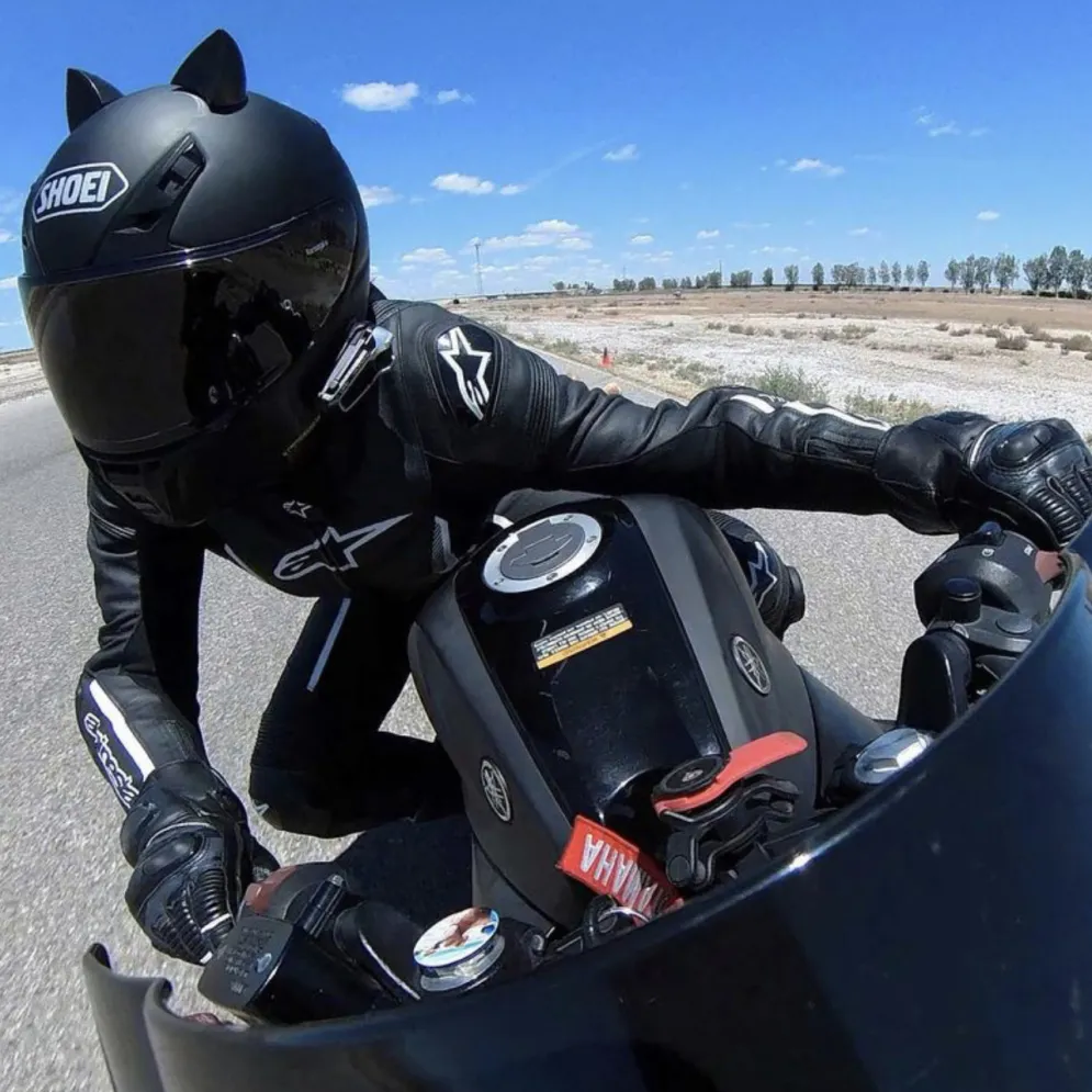 Cat Ears Black - Motorcycle Helmet Accessory^Moto Loot Hot