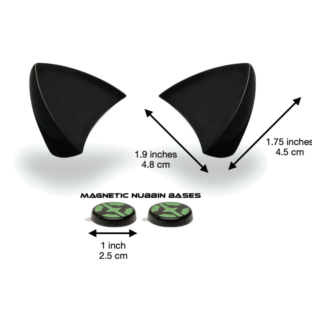 Cat Ears Black - Motorcycle Helmet Accessory^Moto Loot Hot
