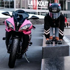 Cat Ears Pink - Motorcycle Helmet Accessory^Moto Loot Sale