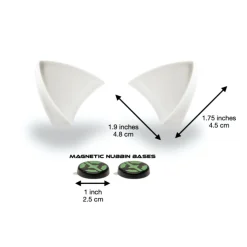 Cat Ears White - Motorcycle Helmet Accessory^Moto Loot Discount
