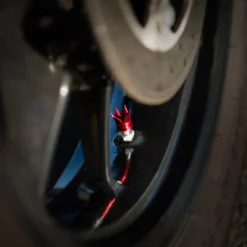 Crown Red - Motorcycle Valve Caps^Moto Loot Discount