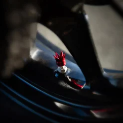 Crown Red - Motorcycle Valve Caps^Moto Loot Discount