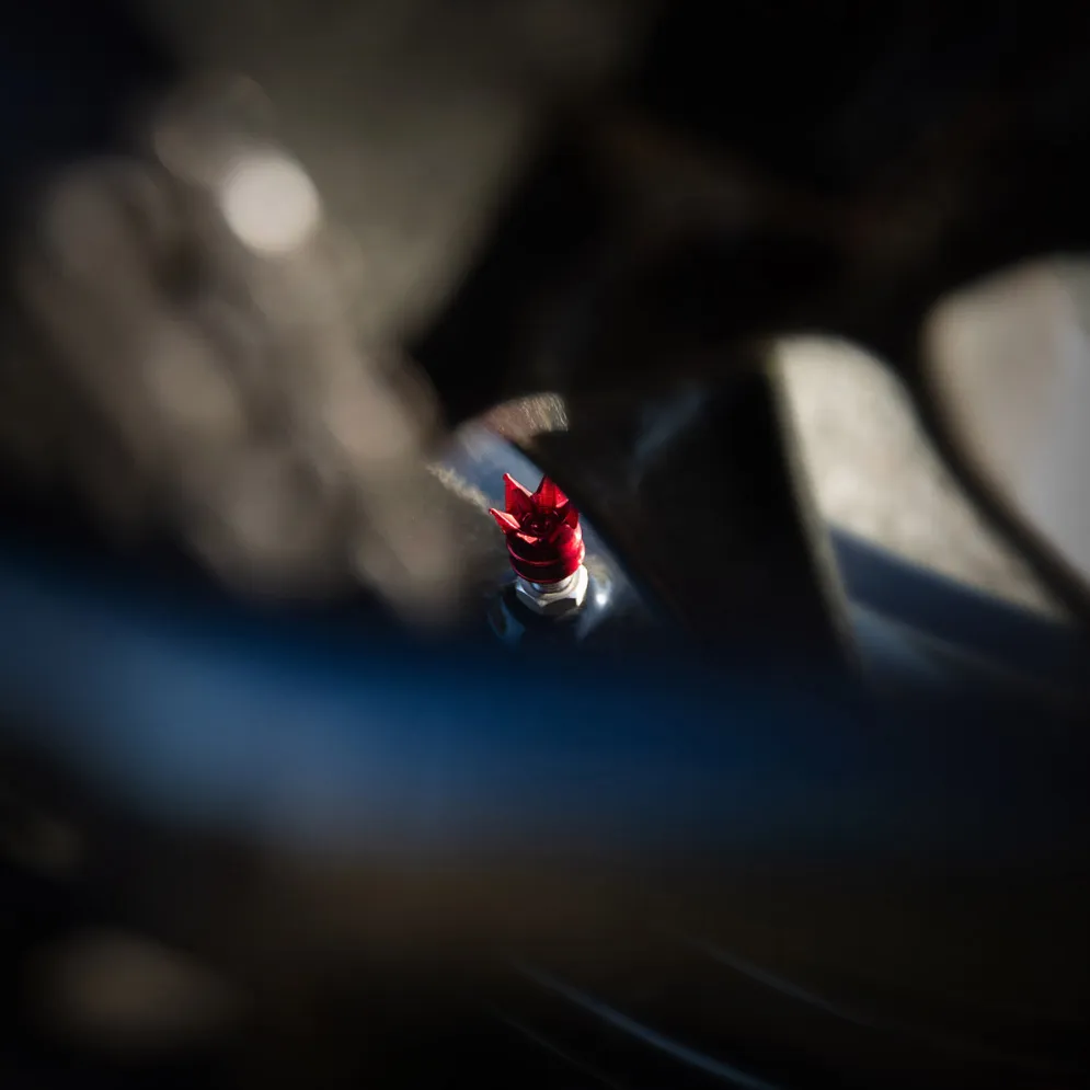 Crown Red - Motorcycle Valve Caps^Moto Loot Discount
