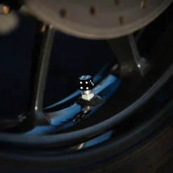 Dice Black - Motorcycle Valve Caps^Moto Loot Clearance