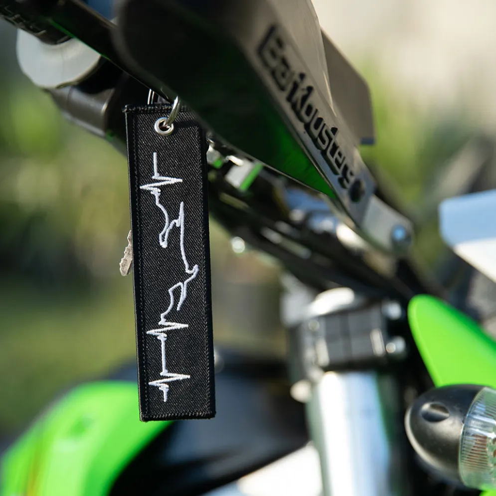 Dirt Bike Heart Beat - Dirt Bike Keychain^Moto Loot Hot