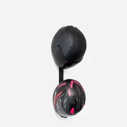 Double Motorcycle Helmet Rack by - Black^Moto Loot Sale
