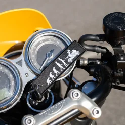 Female Rider Evolution - Motorcycle Keychain^Moto Loot Sale