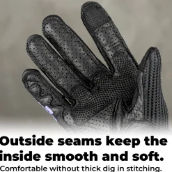 Flick Street Ladies Motorcycle Gloves - Ladies^Moto Loot Clearance
