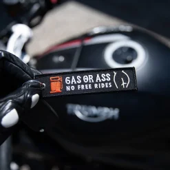 Gas Or Ass - Motorcycle Keychain^Moto Loot Clearance