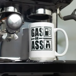 Gas or Ass - Motorcycle Mug^CustomCat New