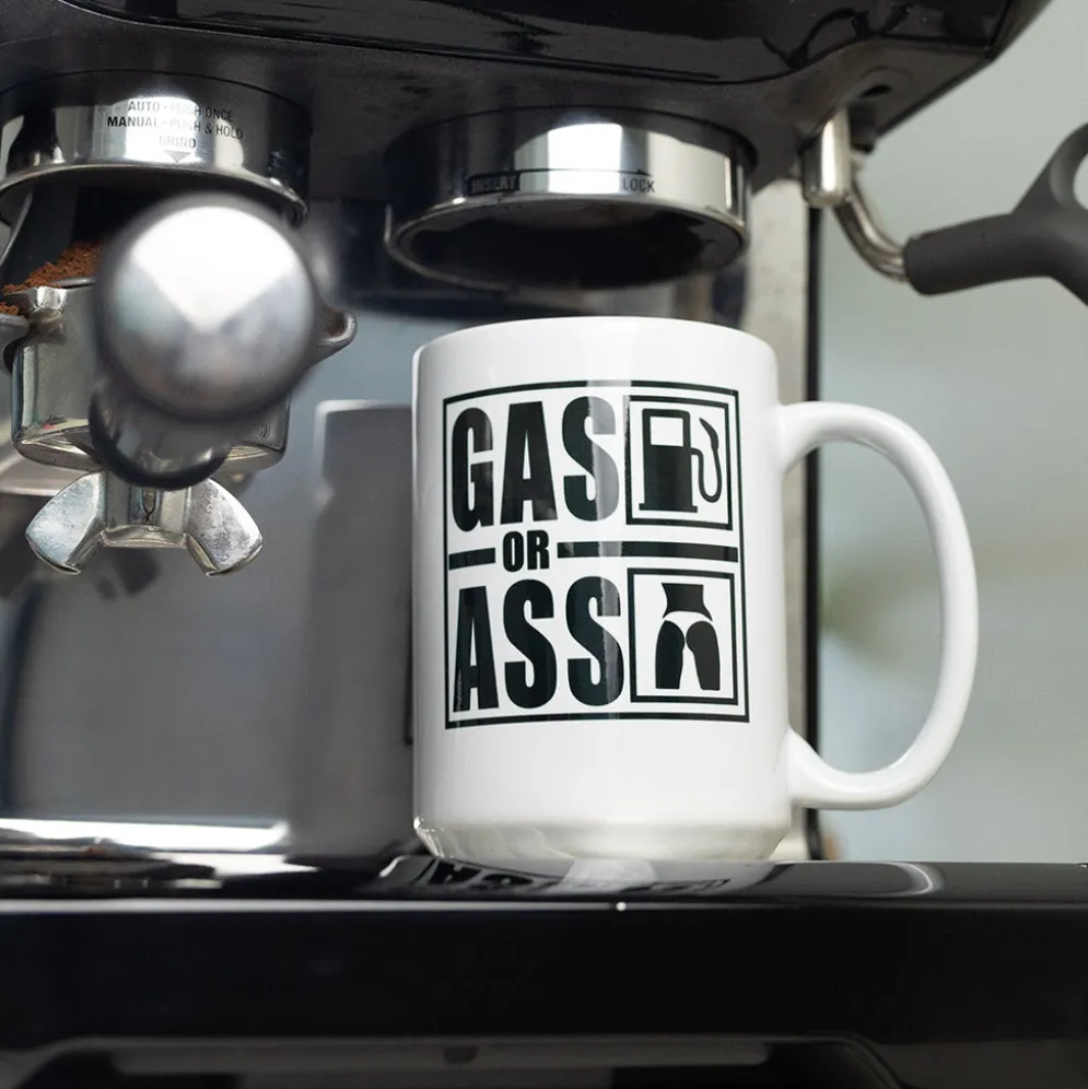 Gas or Ass - Motorcycle Mug^CustomCat New