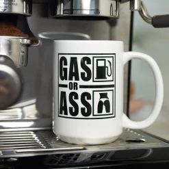 Gas or Ass - Motorcycle Mug^CustomCat New