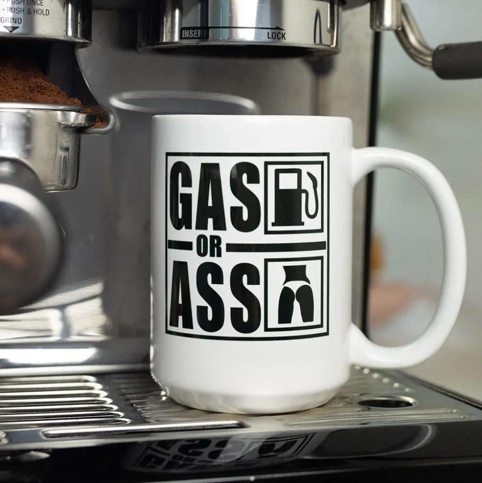 Gas or Ass - Motorcycle Mug^CustomCat New