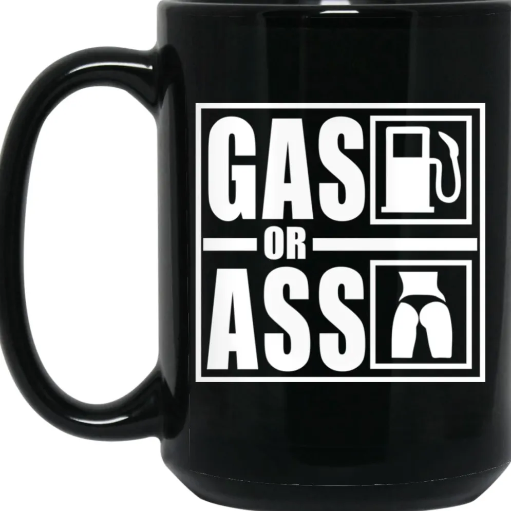 Gas or Ass - Motorcycle Mug^CustomCat New