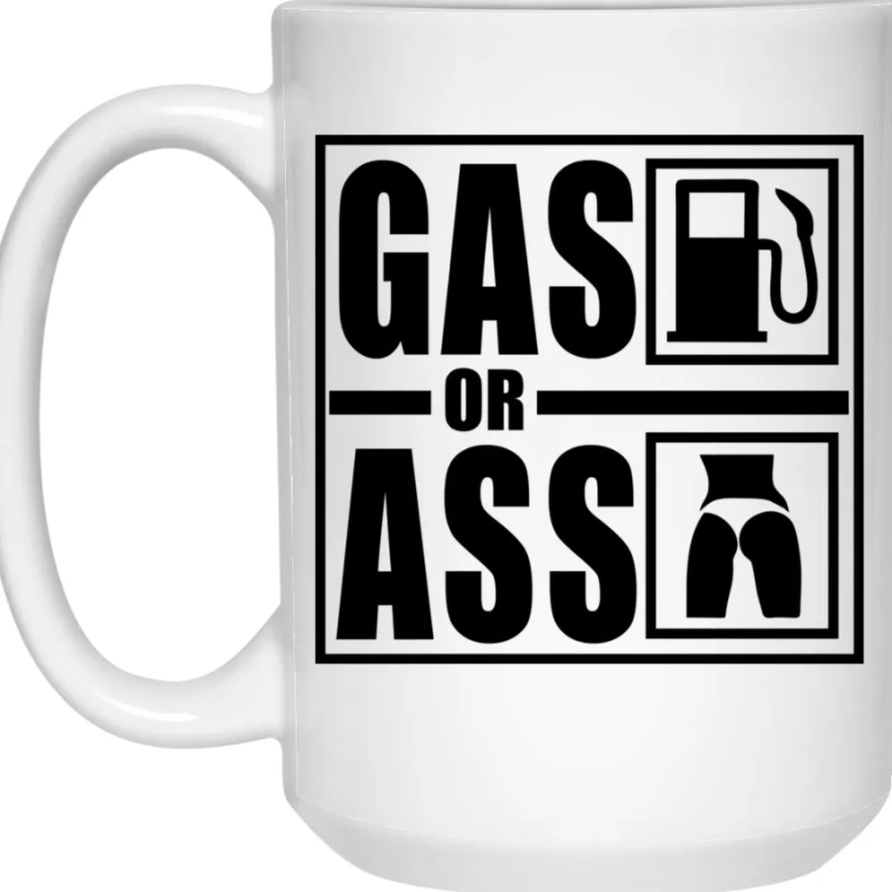 Gas or Ass - Motorcycle Mug^CustomCat New