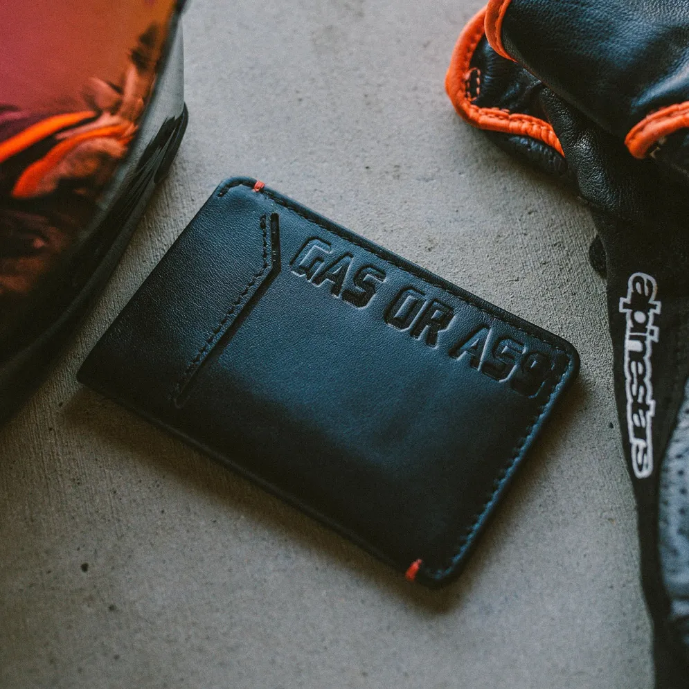 Gas Or Ass - Slim Motorcycle Wallet^Moto Loot Best