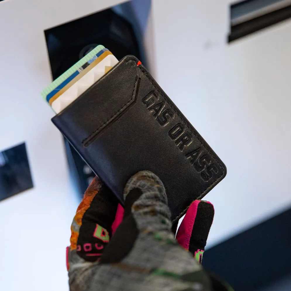 Gas Or Ass - Slim Motorcycle Wallet^Moto Loot Best