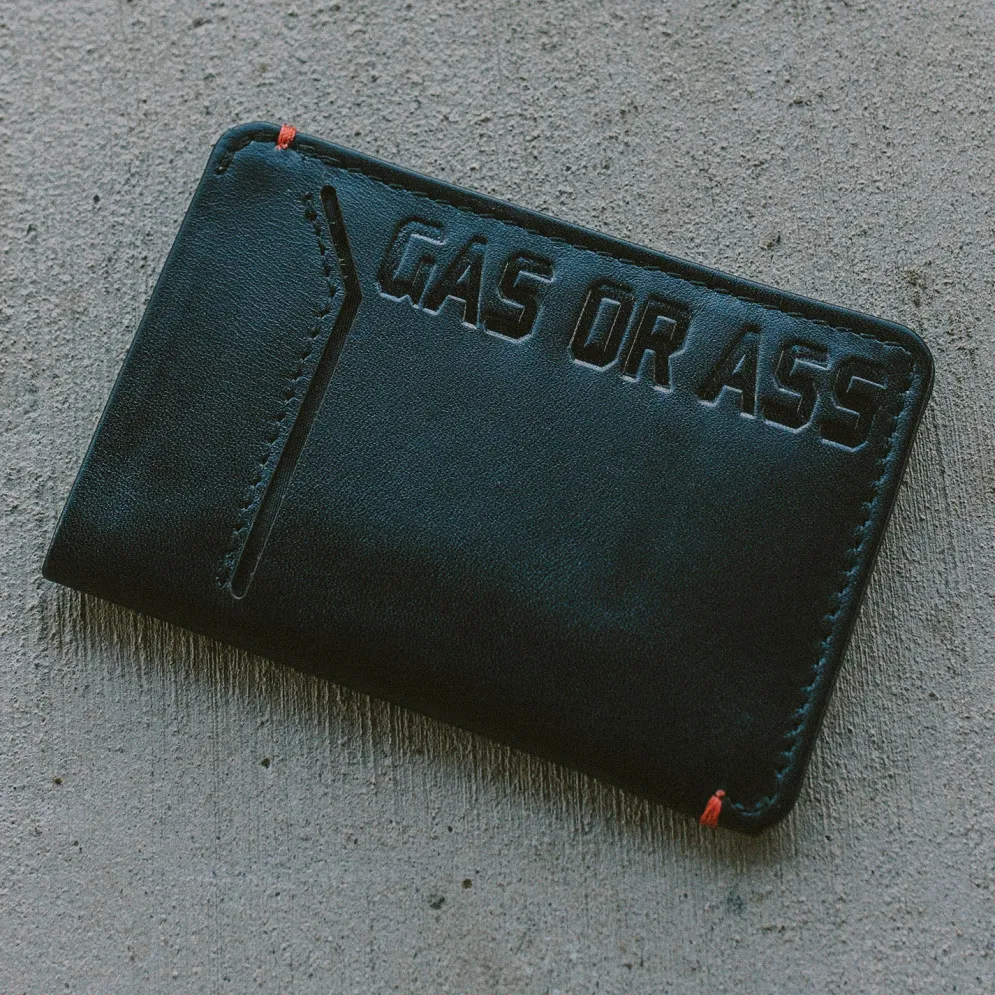 Gas Or Ass - Slim Motorcycle Wallet^Moto Loot Best