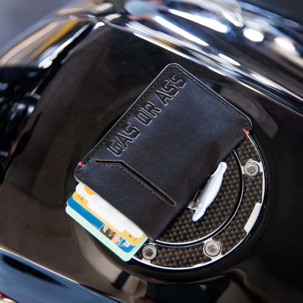 Gas Or Ass - Slim Motorcycle Wallet^Moto Loot Best