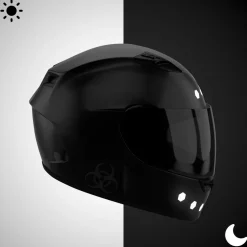 Glowrider Reflective Helmet Sticker - Hazard Edition^Moto Loot