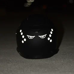 Glowrider Reflective Helmet Sticker - Evil Eyes^Moto Loot Discount