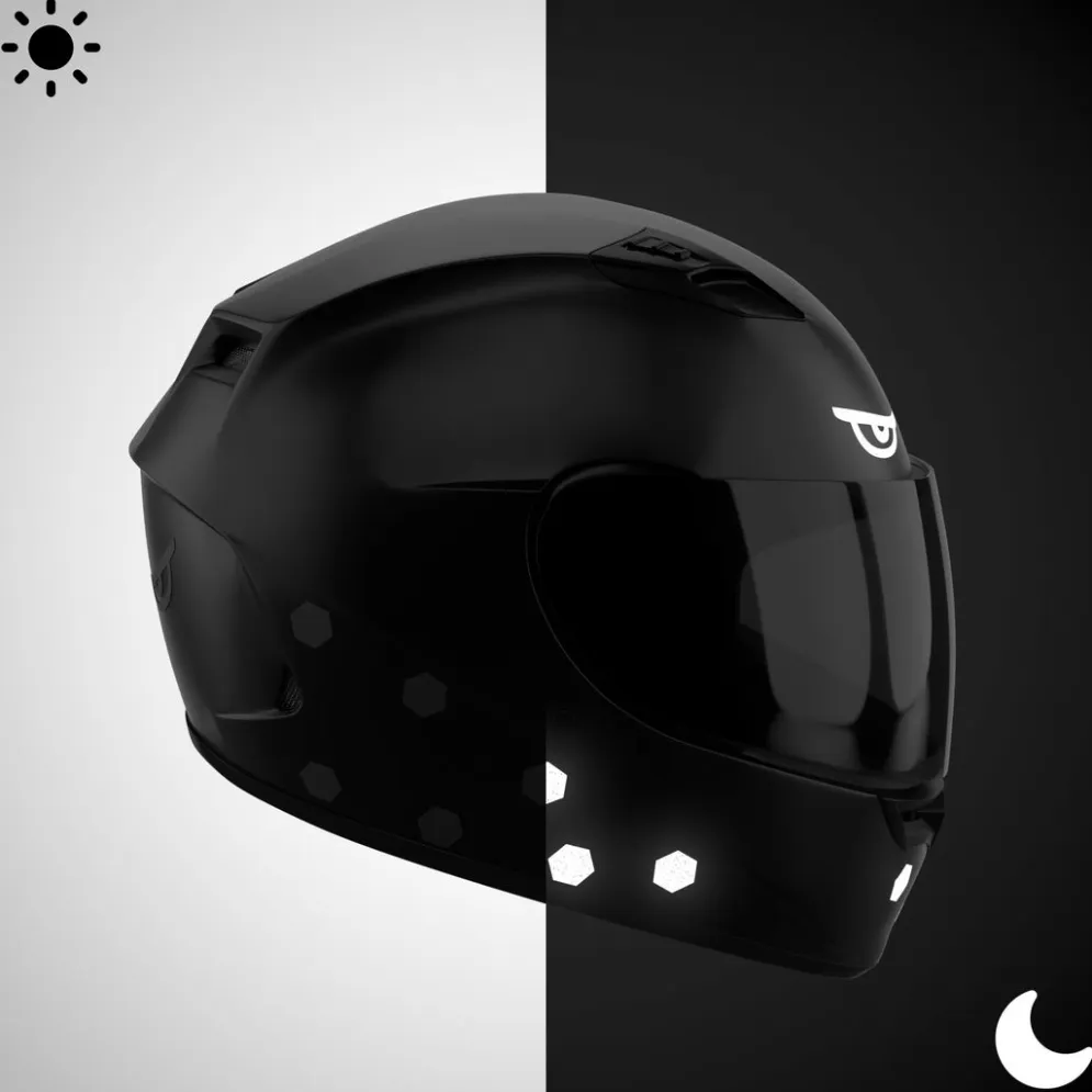 Glowrider Reflective Helmet Sticker - Evil Eyes^Moto Loot Discount