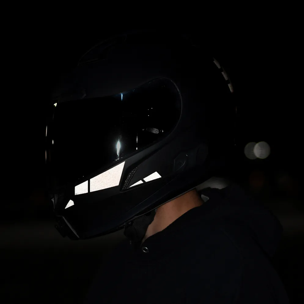 Glowrider Reflective Helmet Sticker - Stars And Arrows^Moto Loot Sale