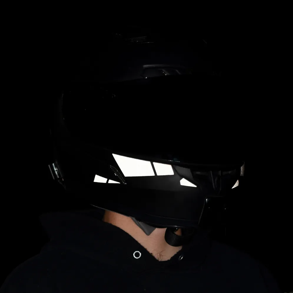 Glowrider Reflective Helmet Sticker - Stars And Arrows^Moto Loot Sale