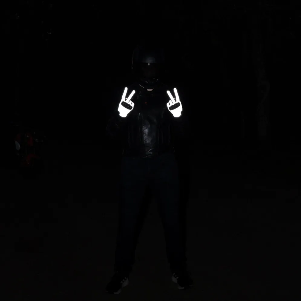 Glowrider Reflective Ladies Motorcycle Gloves - Ladies^Moto Loot Discount