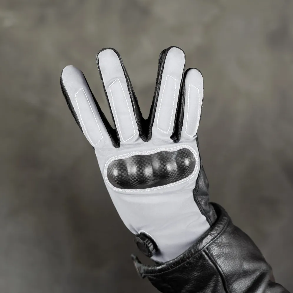 Glowrider Reflective Ladies Motorcycle Gloves - Ladies^Moto Loot Discount