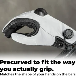 Glowrider Reflective Mens Motorcycle Gloves - Mens^Moto Loot New