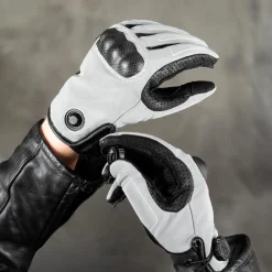 Glowrider Reflective Mens Motorcycle Gloves - Mens^Moto Loot New