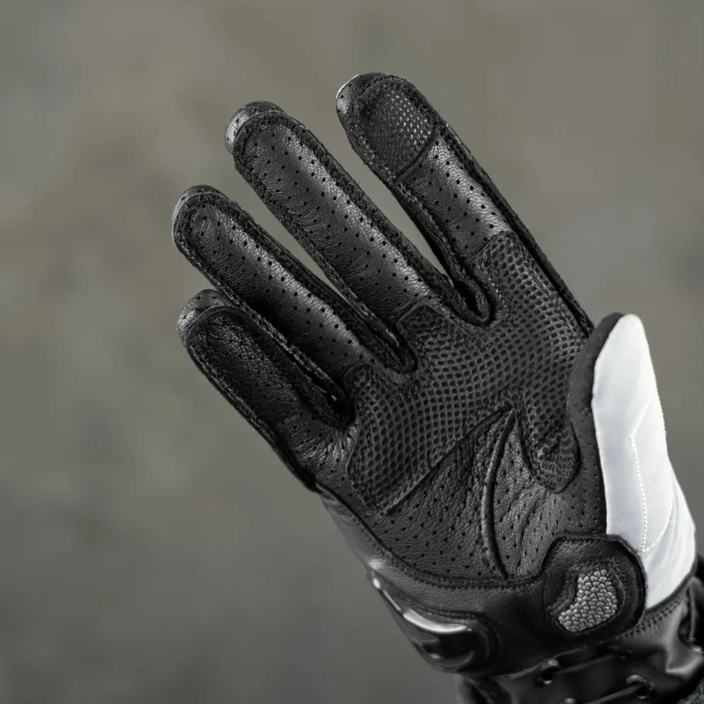 Glowrider Reflective Mens Motorcycle Gloves - Mens^Moto Loot New