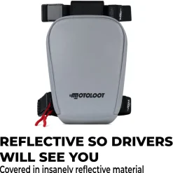 Glowrider Reflective Motorcycle Leg Bag^Moto Loot Sale