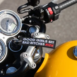 Good Girls Sit Bad Bitches Ride - Motorcycle Keychain^Moto Loot