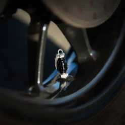 Grenade Black - Motorcycle Valve Caps^Moto Loot Sale