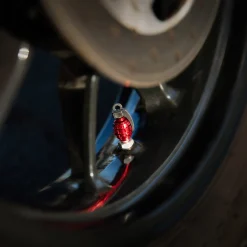 Grenade Red - Motorcycle Valve Caps^Moto Loot Best
