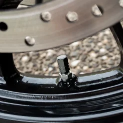 Hex Silver Ml - Motorcycle Valve Caps^Moto Loot