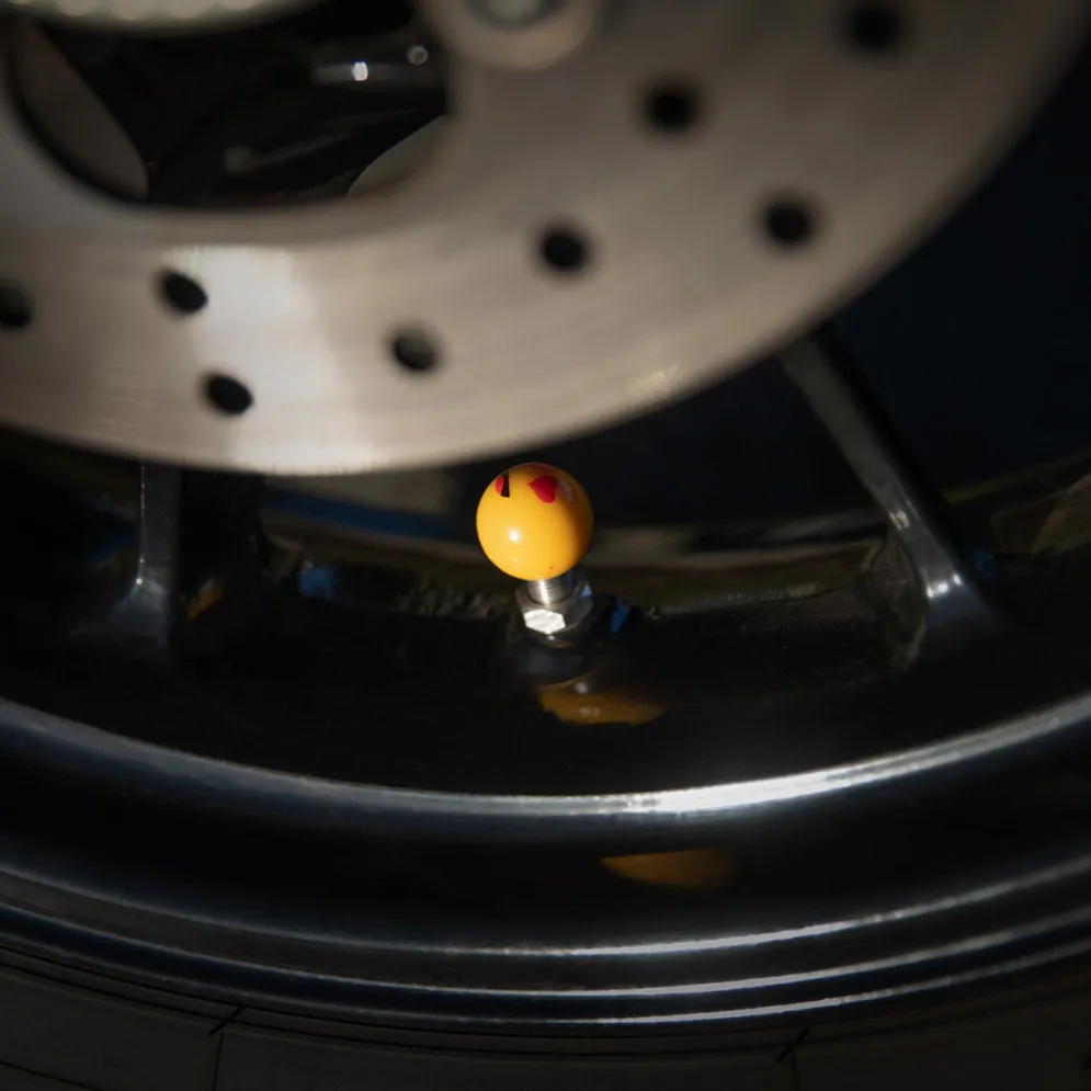 In Love Emoji - Motorcycle Valve Caps^Moto Loot Sale