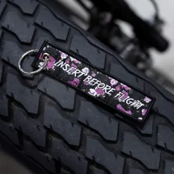 Insert Before Flight Floral - Motorcycle Keychain^Moto Loot Hot