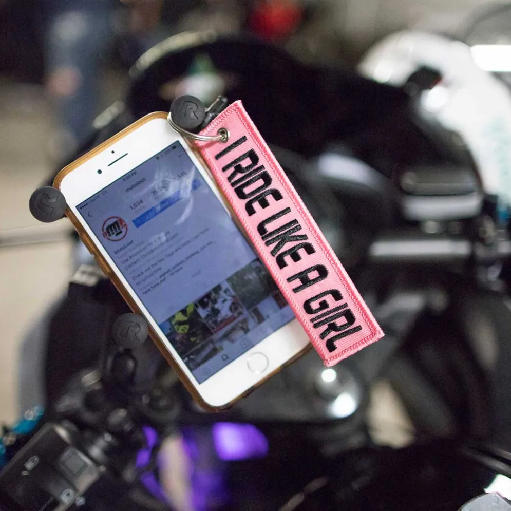 I Ride Like A Girl - Motorcycle Keychain^Moto Loot Clearance