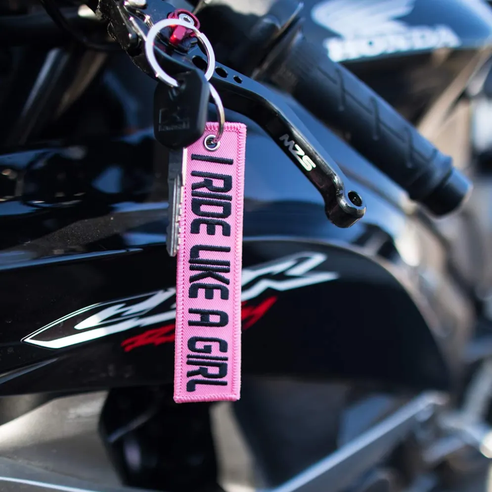 I Ride Like A Girl - Motorcycle Keychain^Moto Loot Clearance