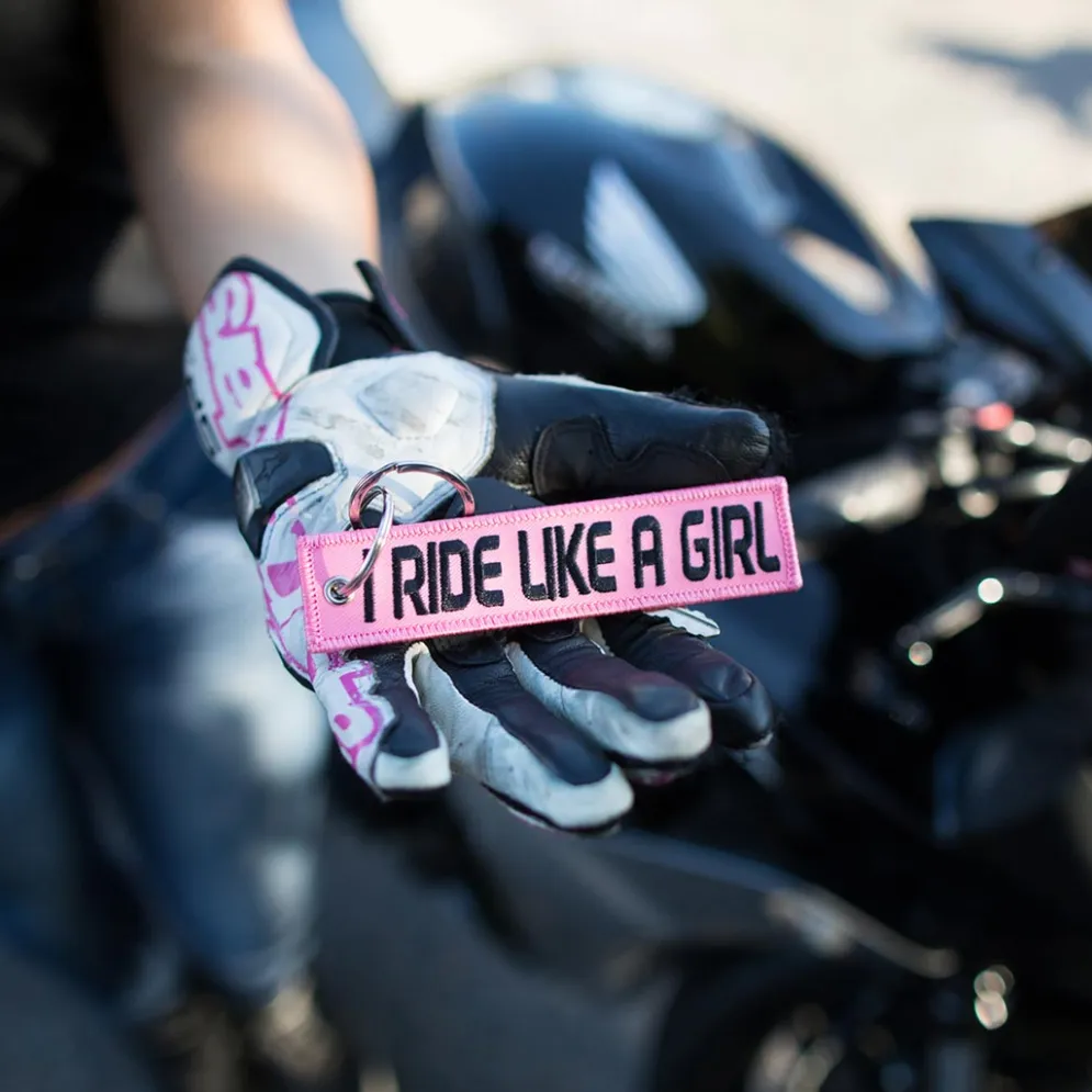 I Ride Like A Girl - Motorcycle Keychain^Moto Loot Clearance